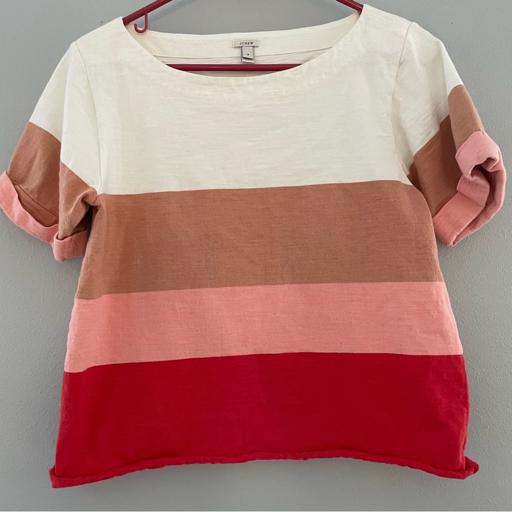 J. Crew Colorblock tee